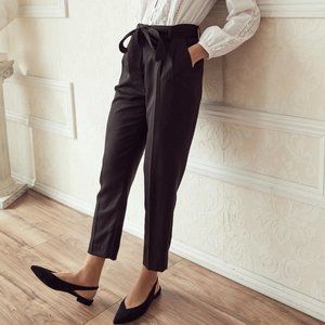 Vetta Capsule Pleated High Waist Trouser